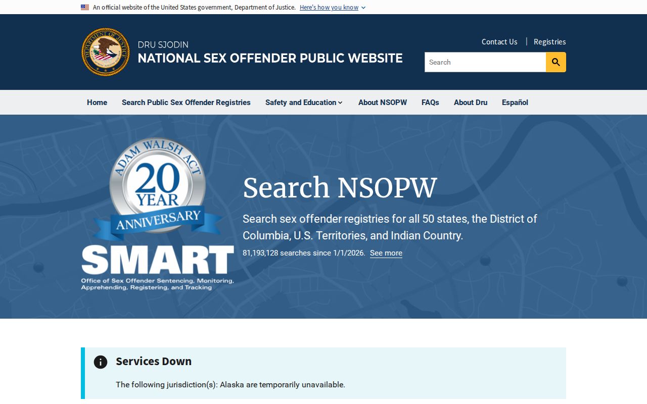 Appling County sex offender search national registry
