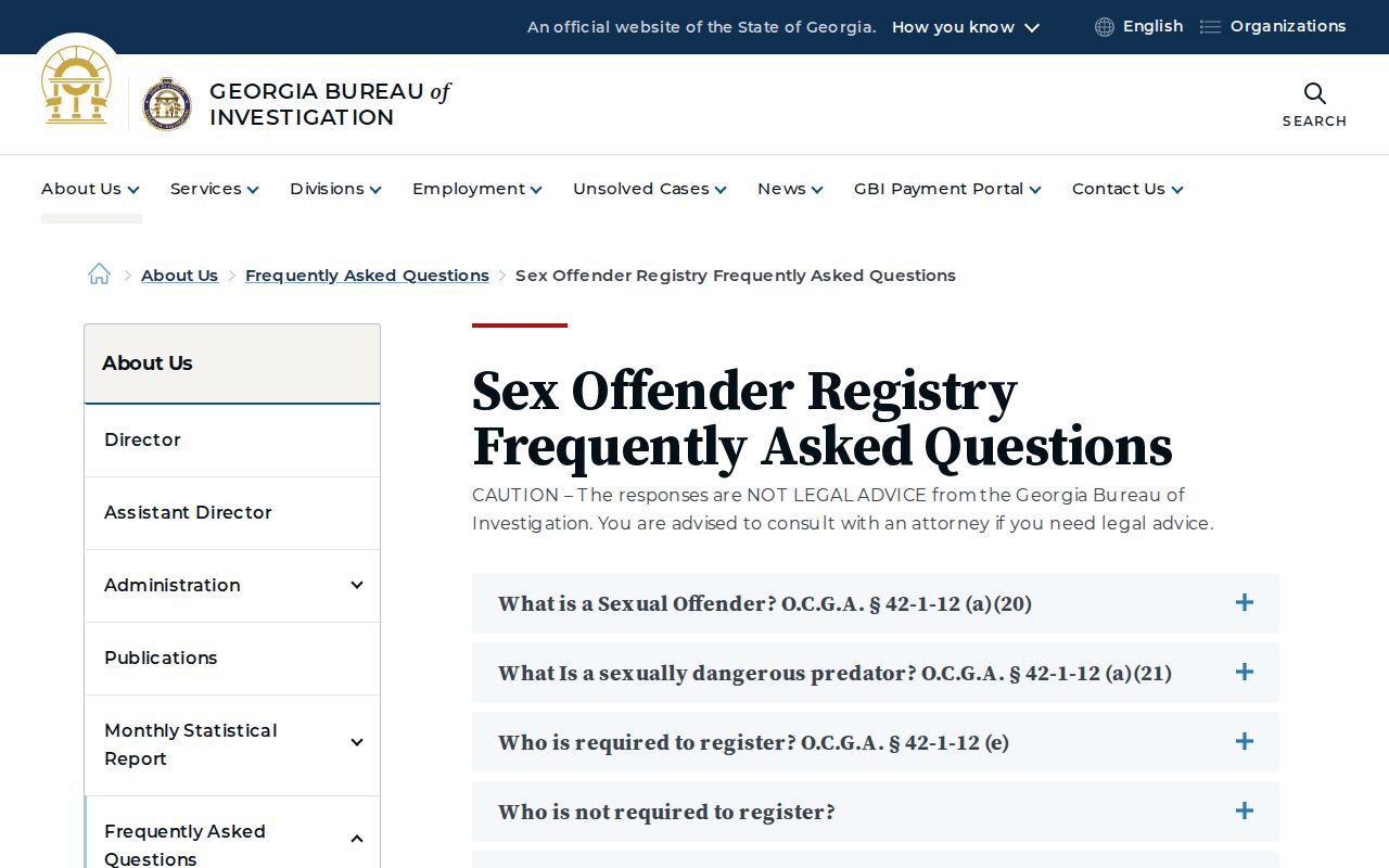 Appling County sex offender search registry FAQ