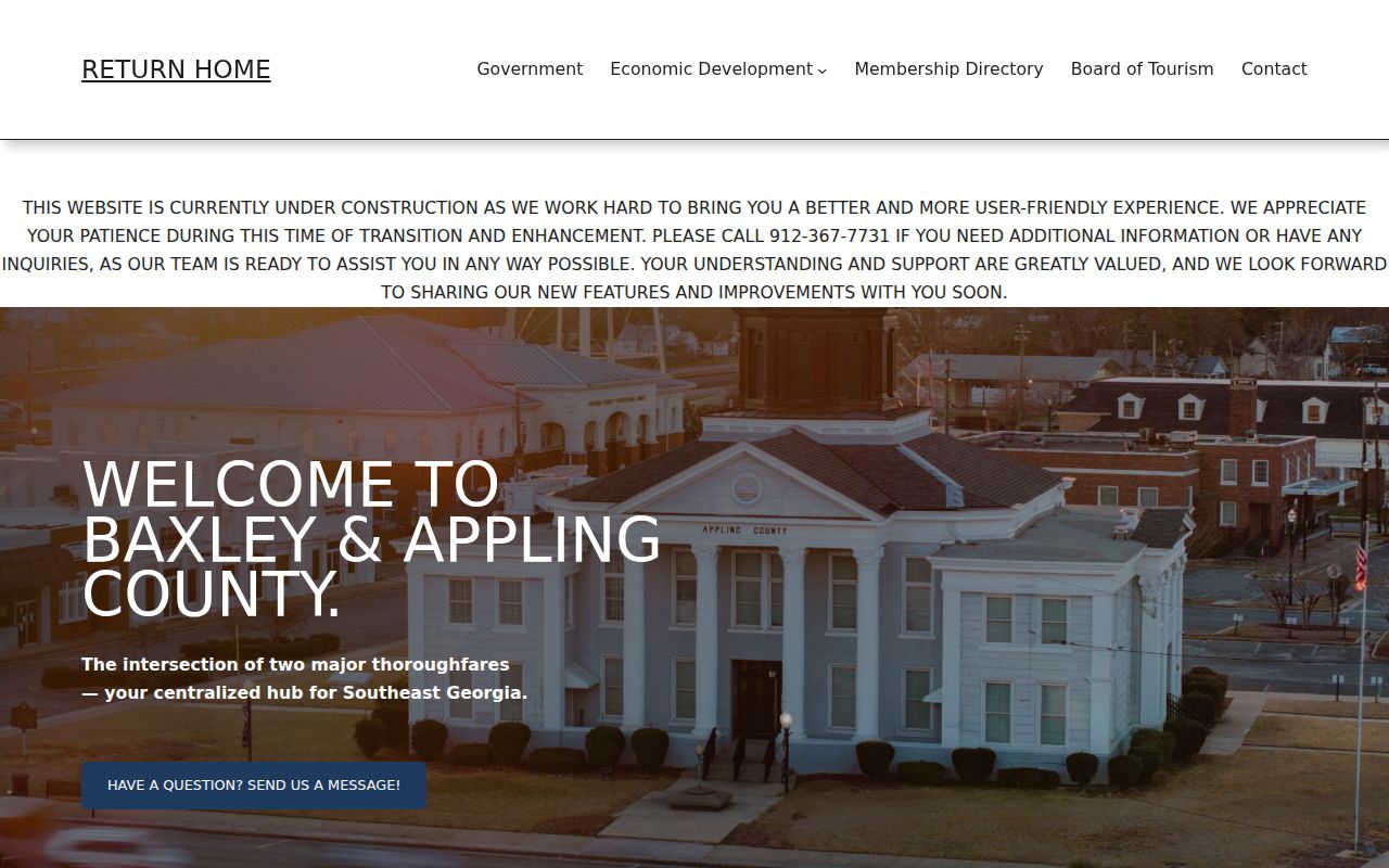 Baxley criminal records city homepage
