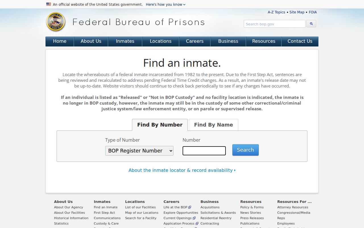 Surrency criminal records federal inmate locator